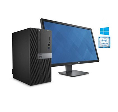 dell optiplex 5060 mini tower desktop pc/ intel core i5-8500/ 8th gen/ 16gb ram/1 tb hdd/ dvdrw/ windows 10 pro/19.5 inch monitor/ usb keyboard and mouse/ 3 years warranty